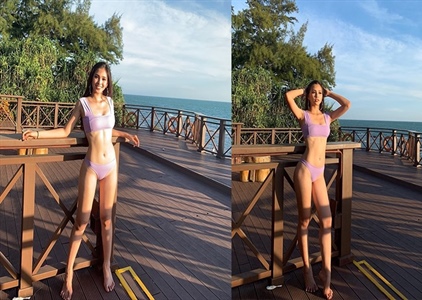 Hoa hậu Tiểu Vy diện bikini khoe thân hình nóng bỏng tại Miss World