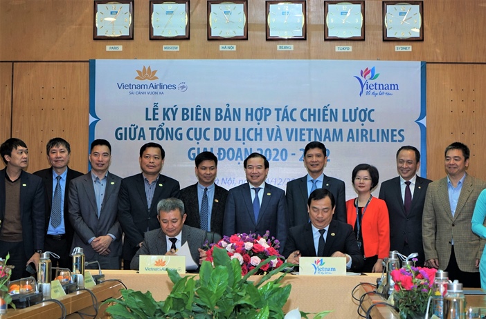Tổng cục Du lịch và Vietnam Airlines hợp tác quảng bá, xúc tiến du lịch