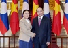 Thủ tướng tiếp Chủ tịch Quốc hội Lào