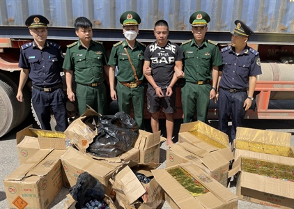 Phát hiện vụ vận chuyển trái phép 300kg pháo qua cửa khẩu Cha Lo