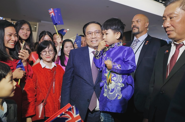 Thủ tướng Phạm Minh Chính gặp kiều bào tại New Zealand
